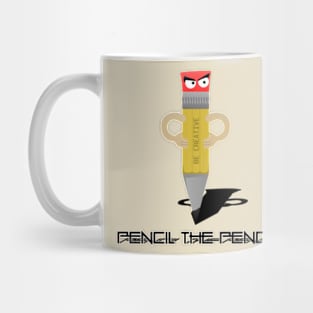 Pencil the pencil says "be creative" Mug